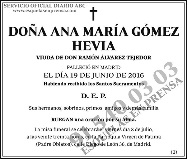 Ana María Gómez Hevia